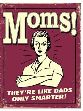 Novelty Moms! Tin Sign